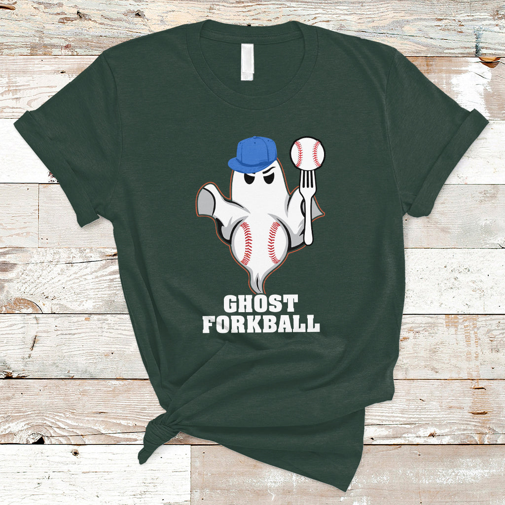 Funny Baseball T Shirt Baseball Game Ghost Forkball Gifts for Baseball Lovers, Baseball Fans - Wonder Print Shop