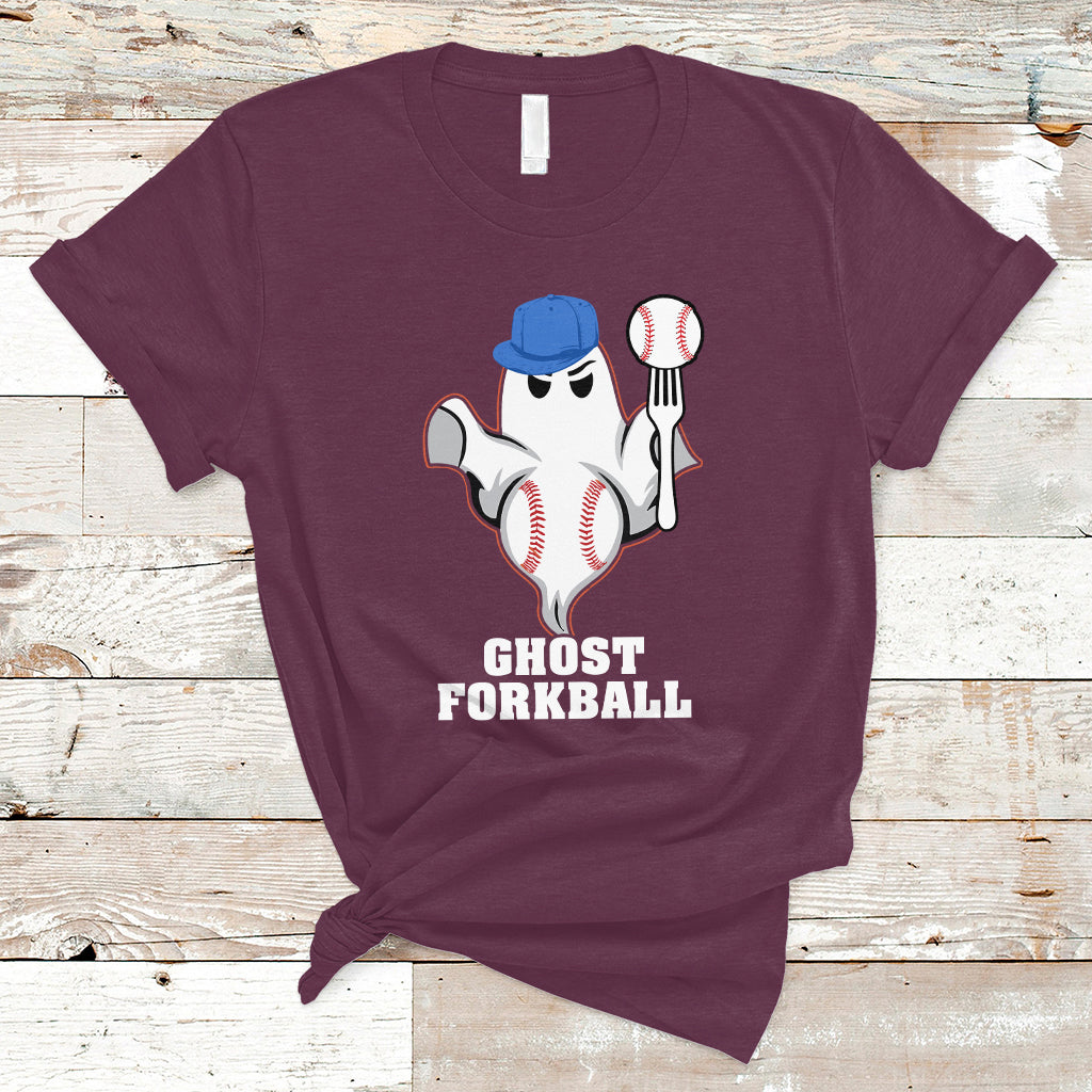 Funny Baseball T Shirt Baseball Game Ghost Forkball Gifts for Baseball Lovers, Baseball Fans - Wonder Print Shop