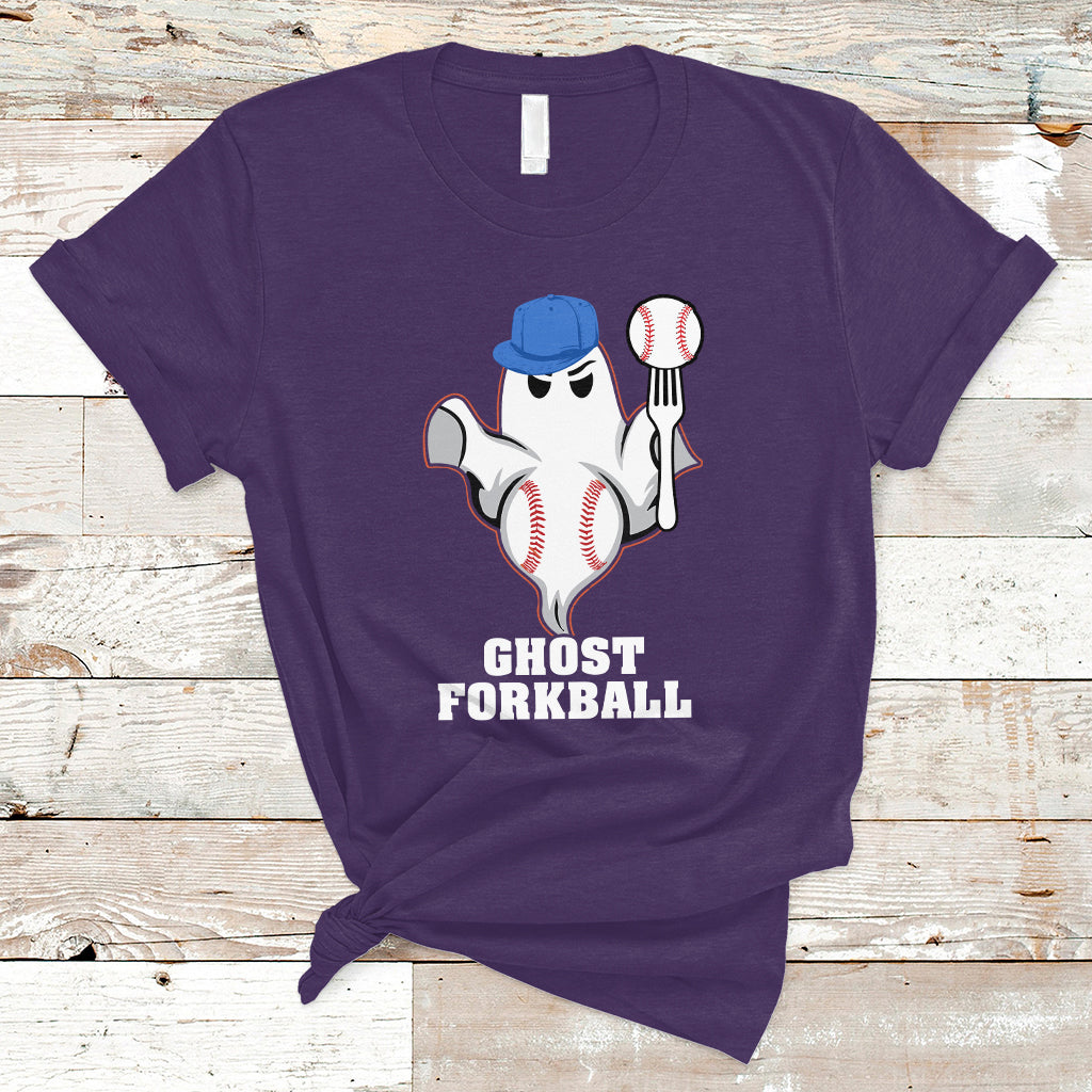Funny Baseball T Shirt Baseball Game Ghost Forkball Gifts for Baseball Lovers, Baseball Fans - Wonder Print Shop