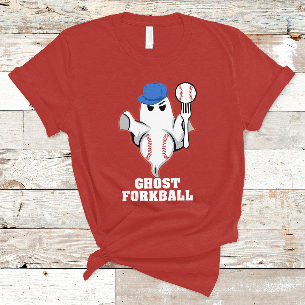 Funny Baseball T Shirt Baseball Game Ghost Forkball Gifts for Baseball Lovers, Baseball Fans - Wonder Print Shop