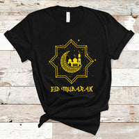 Eid Mubarak T Shirt Happy Eid Mubarak for Muslim Eid al Fitr Ramadan Mubarak Arabic Ramadan Fasting - Wonder Print Shop