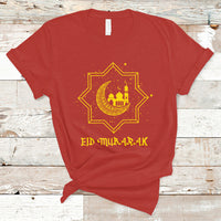 Eid Mubarak T Shirt Happy Eid Mubarak for Muslim Eid al Fitr Ramadan Mubarak Arabic Ramadan Fasting - Wonder Print Shop