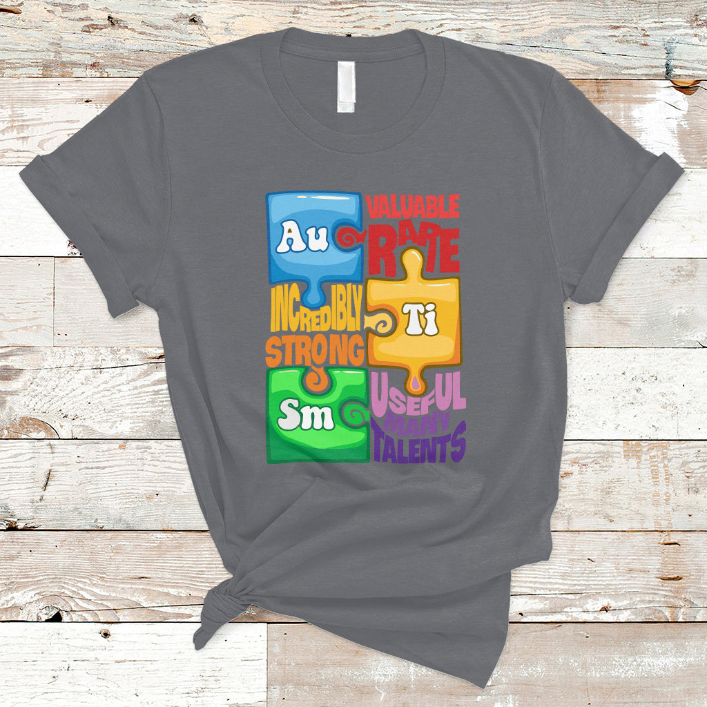 Autism T Shirt Support Autism Awareness Acceptance Embrace Neurodiversity - Wonder Print Shop