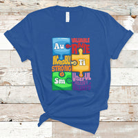 Autism T Shirt Support Autism Awareness Acceptance Embrace Neurodiversity - Wonder Print Shop