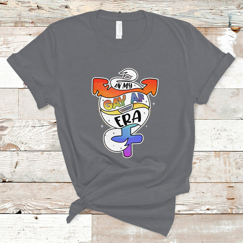 Gay Pride T Shirt In My Gay AF Era LGBT Pride Flag LGBTQIA - Wonder Print Shop
