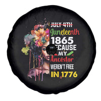 Juneteenth Spare Tire Cover July 4th Juneteenth 1865 Black History Afro Black Queen