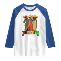 Juneteenth 1865 Raglan Shirt Beautiful Black Women Melanin