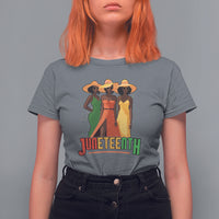 Juneteenth T Shirt For Women Juneteenth Black Woman Dress 1865 Melanin Women Girls Kids - Wonder Print Shop