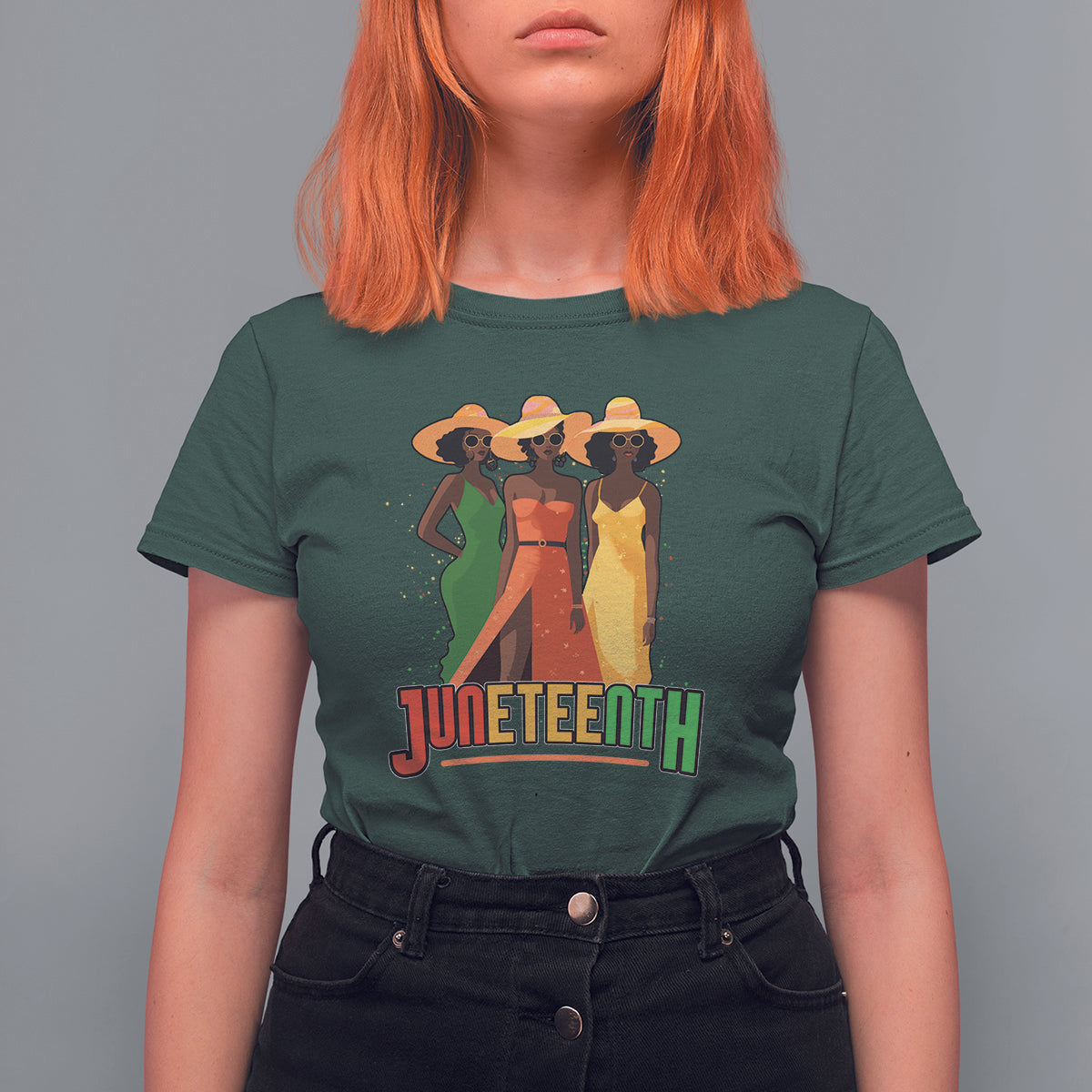 Juneteenth T Shirt For Women Juneteenth Black Woman Dress 1865 Melanin Women Girls Kids - Wonder Print Shop