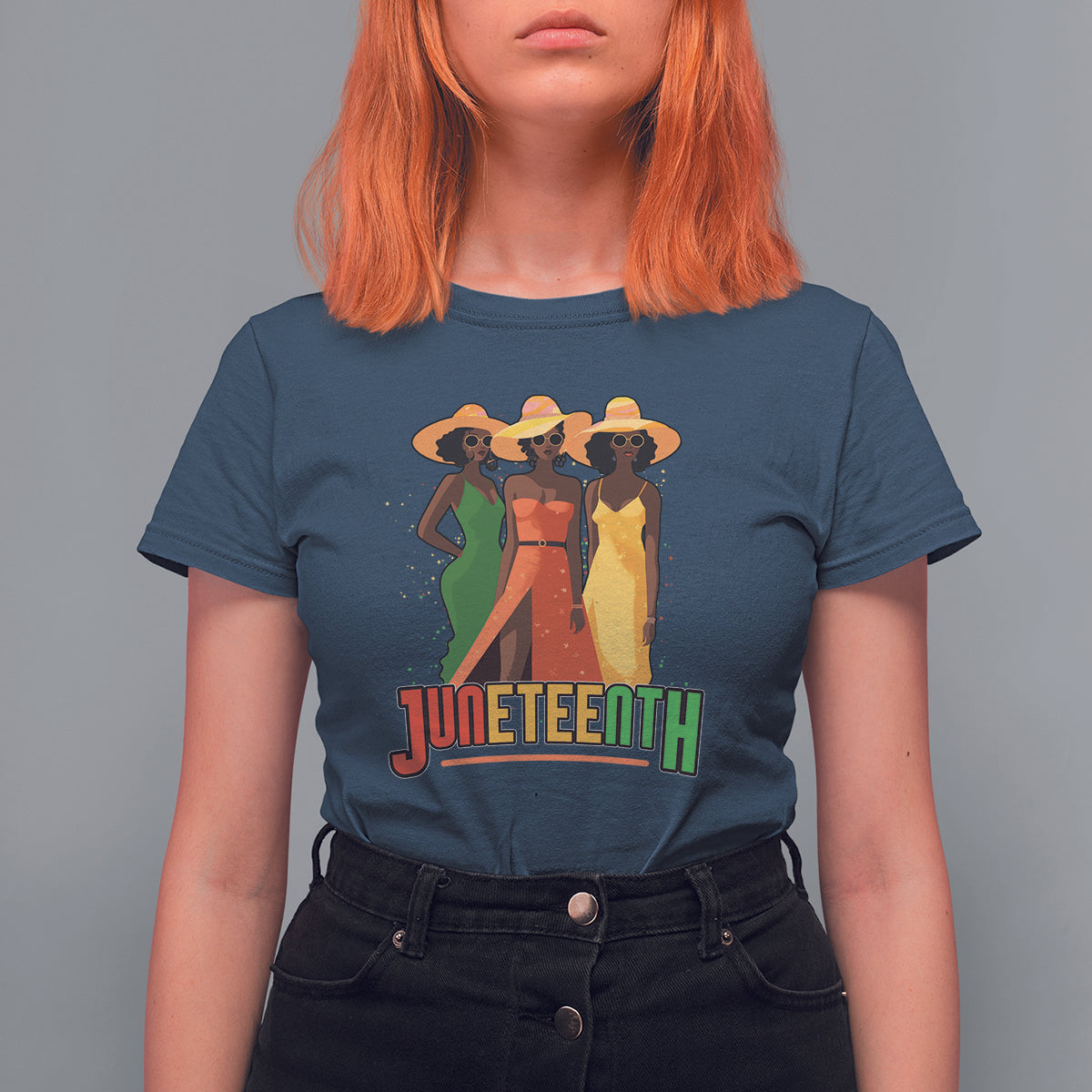Juneteenth T Shirt For Women Juneteenth Black Woman Dress 1865 Melanin Women Girls Kids - Wonder Print Shop