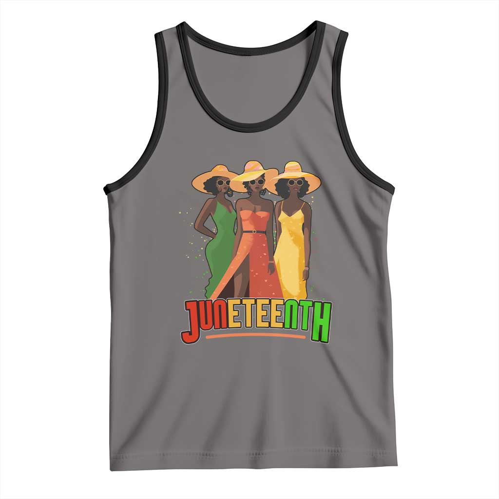 Juneteenth 1865 Tank Top Beautiful Black Women Melanin