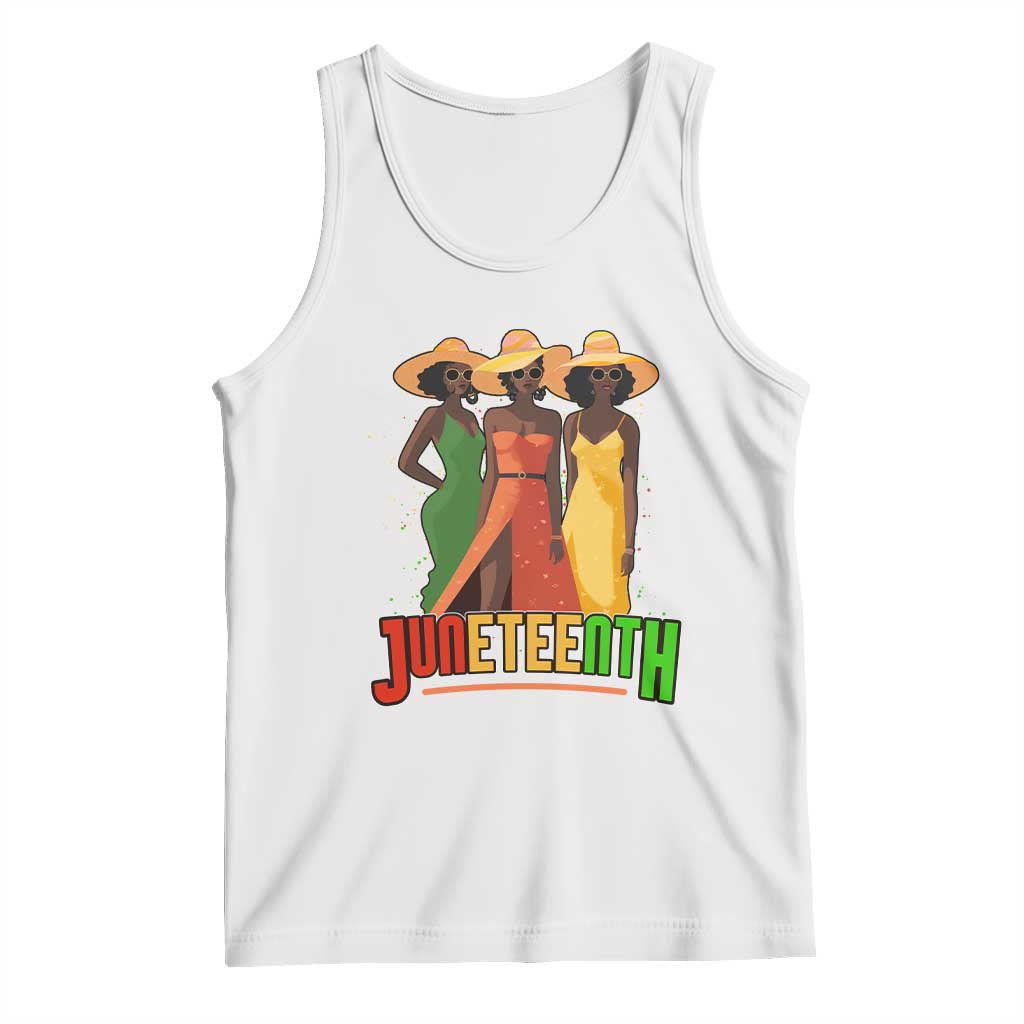 Juneteenth 1865 Tank Top Beautiful Black Women Melanin