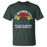 Funny Mothman T Shirt The Mothman Stole My Catalytic Converter In Point Cryptid - Wonder Print Shop