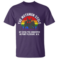 Funny Mothman T Shirt The Mothman Stole My Catalytic Converter In Point Cryptid - Wonder Print Shop