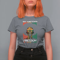 Juneteenth T Shirt For Women Juneteenth 1865 Freedom African Afro Melanin Women Dripping - Wonder Print Shop