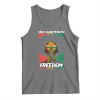 Juneteenth 1865 Freedom Tank Top Afro Melanin Woman African American Dripping