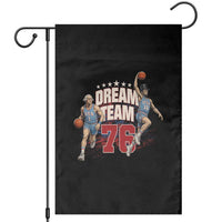 Dream Team 76 Founding Fathers Playing Basketball Garden Flag Funny George Washington Abraham Lincoln Patriotic Sports Fan