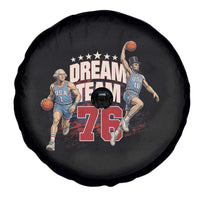 Dream Team 76 Founding Fathers Playing Basketball Spare Tire Cover Funny George Washington Abraham Lincoln Patriotic Sports Fan