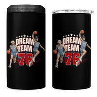 Dream Team 76 Founding Fathers Playing Basketball 4 in 1 Can Cooler Tumbler Funny George Washington Abraham Lincoln Patriotic Sports Fan