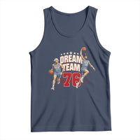 Dream Team 76 Founding Fathers Playing Basketball Tank Top Funny George Washington Abraham Lincoln Patriotic Sports Fan