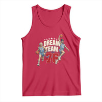 Dream Team 76 Founding Fathers Playing Basketball Tank Top Funny George Washington Abraham Lincoln Patriotic Sports Fan