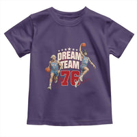 Dream Team 76 Founding Fathers Playing Basketball Toddler T Shirt Funny George Washington Abraham Lincoln Patriotic Sports Fan
