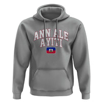 Ann Ale Ayiti Collegiate Athletic Sport Style Hoodie Let's Go Haiti Haitian Flag and Coat of Arms Pride