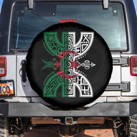 Algeria Amazigh Berber Yaz Symbol Algerian Flag Heritage Graphic Spare Tire Cover Traditional North African Tribal Culture Art