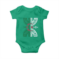 Algeria Amazigh Berber Yaz Symbol Algerian Flag Heritage Graphic Baby Onesie Traditional North African Tribal Culture Art