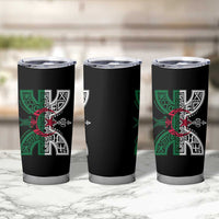 Algeria Amazigh Berber Yaz Symbol Algerian Flag Heritage Graphic Tumbler Cup Traditional North African Tribal Culture Art