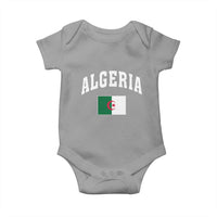 Classic Algeria Varsity Athletic Style Baby Onesie Proud Patriotic Algerian Flag