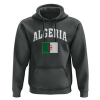 Classic Algeria Varsity Athletic Style Hoodie Proud Patriotic Algerian Flag