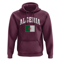 Classic Algeria Varsity Athletic Style Hoodie Proud Patriotic Algerian Flag