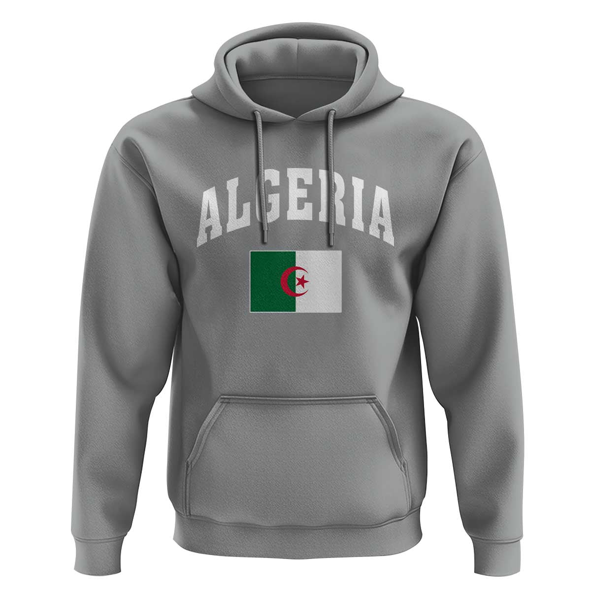 Classic Algeria Varsity Athletic Style Hoodie Proud Patriotic Algerian Flag