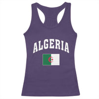 Classic Algeria Varsity Athletic Style Racerback Tank Top Proud Patriotic Algerian Flag