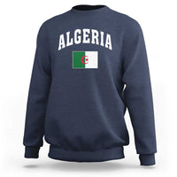 Classic Algeria Varsity Athletic Style Sweatshirt Proud Patriotic Algerian Flag