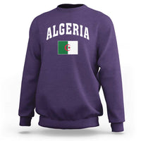 Classic Algeria Varsity Athletic Style Sweatshirt Proud Patriotic Algerian Flag