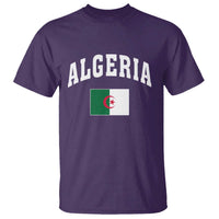Classic Algeria Varsity Athletic Style T Shirt Proud Patriotic Algerian Flag