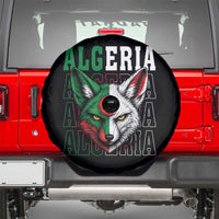 Algerian Fennec Fox Face Algeria National Flag Graphic Spare Tire Cover Proud North African Desert Animal
