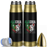 Algerian Fennec Fox Face Algeria National Flag Graphic Bullet Tumbler Proud North African Desert Animal