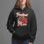 Football Mom Hoodie Women Game Day Sunday Funday Rugby Helmet - Wonder Print Shop