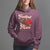 Football Mom Hoodie Women Game Day Sunday Funday Rugby Helmet - Wonder Print Shop