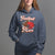 Football Mom Hoodie Women Game Day Sunday Funday Rugby Helmet - Wonder Print Shop