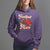 Football Mom Hoodie Women Game Day Sunday Funday Rugby Helmet - Wonder Print Shop