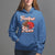 Football Mom Hoodie Women Game Day Sunday Funday Rugby Helmet - Wonder Print Shop
