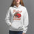 Football Mom Hoodie Women Game Day Sunday Funday Rugby Helmet - Wonder Print Shop