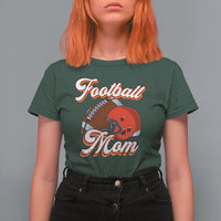 Football Mom T Shirt For Women Women Game Day Sunday Funday Rugby Helmet - Wonder Print Shop