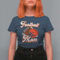 Football Mom T Shirt For Women Women Game Day Sunday Funday Rugby Helmet - Wonder Print Shop
