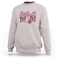Football Mom Sweatshirt Leopard Women Game Day Sunday Funday Rugby - Wonder Print Shop