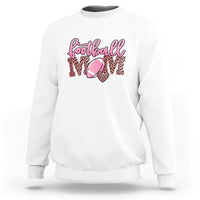 Football Mom Sweatshirt Leopard Women Game Day Sunday Funday Rugby - Wonder Print Shop